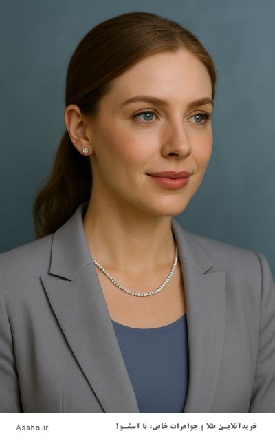 نیم ست جواهر اصل	